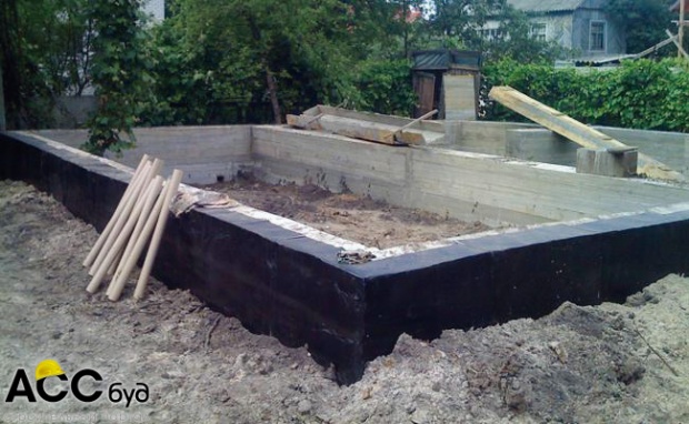Ленточный фундамент монолитный: Гидроизоляция монолитной стенки (Фото: БУДНИК ГРУПП)