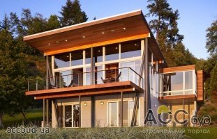 Уютный Vashon Island у озера